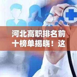 河北高职排名前十榜单揭晓！这些学校领跑行业潮流