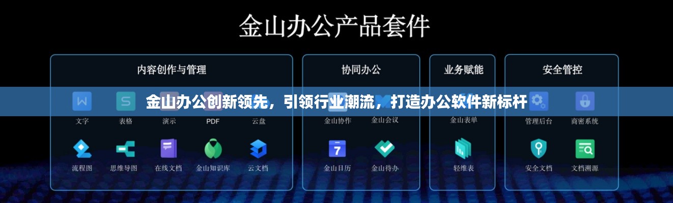 金山办公创新领先，引领行业潮流，打造办公软件新标杆