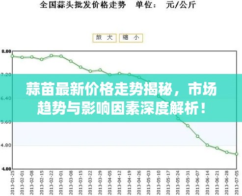 蒜苗最新价格走势揭秘，市场趋势与影响因素深度解析！
