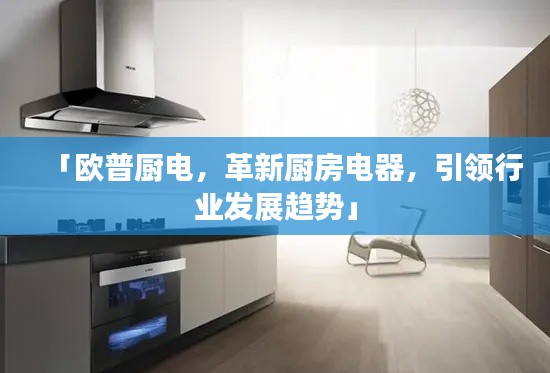 「欧普厨电，革新厨房电器，引领行业发展趋势」