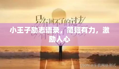 小王子励志语录，简短有力，激励人心